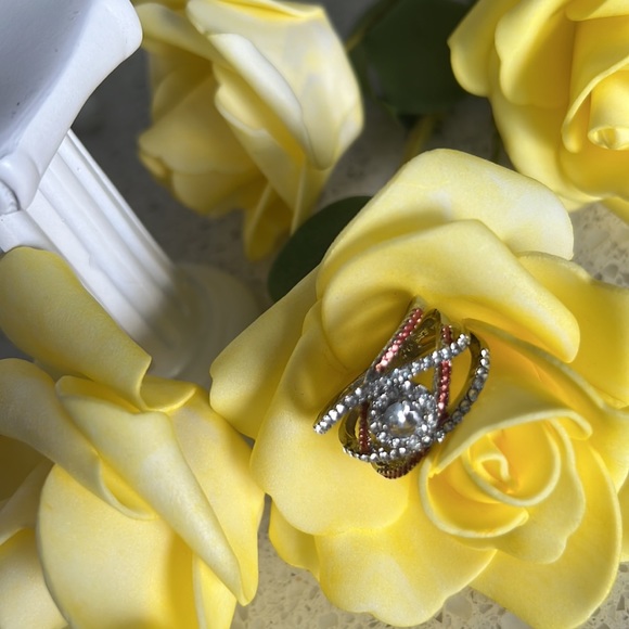 🆕 NEW Zircon Ring Rose Gold (Size 6-7-8-9-10) - Picture 9 of 17